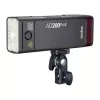 Godox AD200Pro II kit flash da taschino con Bare Bulb e Fresnel Head, 200Ws, TTL/HSS, sistema X 2,4GHz