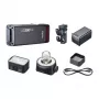 Godox AD200Pro II kit flash da taschino con Bare Bulb e Fresnel Head, 200Ws, TTL/HSS, sistema X 2,4GHz