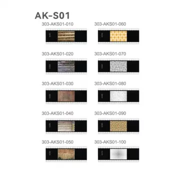 Godox AK-S01 Set di gobo scorrevoli per accessorio di proiezione AK-R21 (10 sagome in metallo)