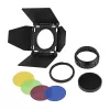 GODOX BD-10 AD300PRO kit bandiere per testa flash con 4 gelatine colorate, montaggio magnetico, lega di alluminio