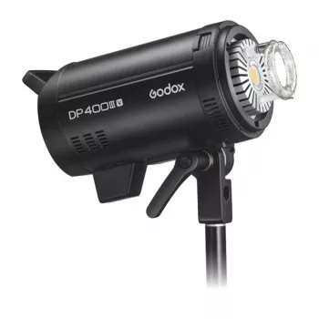 Godox DP400IIIV flash da studio 400Ws con luce pilota LED 30W, 2,4G Wireless X System, attacco Bowens, 5600K