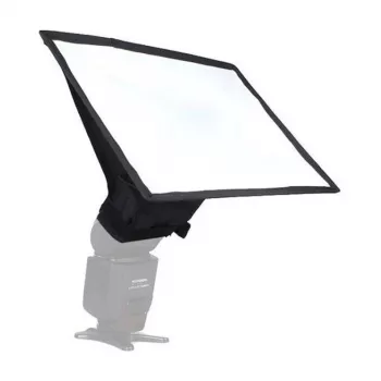 GODOX SB2030 Softbox rettangolare 20x30 cm con doppi diffusori e supporto universale per speedlight