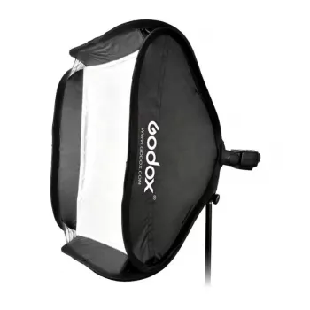 Godox SFGV8080 softbox argento 80x80cm con attacco Bowens, griglia 40°, diffusore interno ed esterno, montaggio rapido