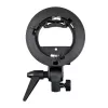Godox SFGV8080 softbox argento 80x80cm con attacco Bowens, griglia 40°, diffusore interno ed esterno, montaggio rapido