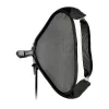 Godox SFUV5050 softbox quadrata pieghevole 50x50cm con attacco tipo S, interno argentato, diffusori rimovibili e borsa