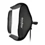 Godox SFUV5050 softbox quadrata pieghevole 50x50cm con attacco tipo S, interno argentato, diffusori rimovibili e borsa
