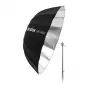 Godox UB-165S ombrello parabolico profondo argento 165cm