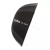 GODOX UB-165W ombrello parabolico riflettente da 165cm con 16 stecche argentate e custodia