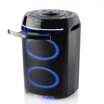 Gogen BPS736CD Altoparlante Bluetooth con CD, radio FM, USB, AUX, nero