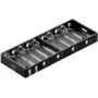 Goobay BH AA 10xL portabatterie passivo per 10 batterie AA, collegamento in serie, uscita 15V, nero 11986