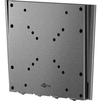 Goobay Caravan FIXED (M) supporto TV da parete per roulotte e camper, nero 74415