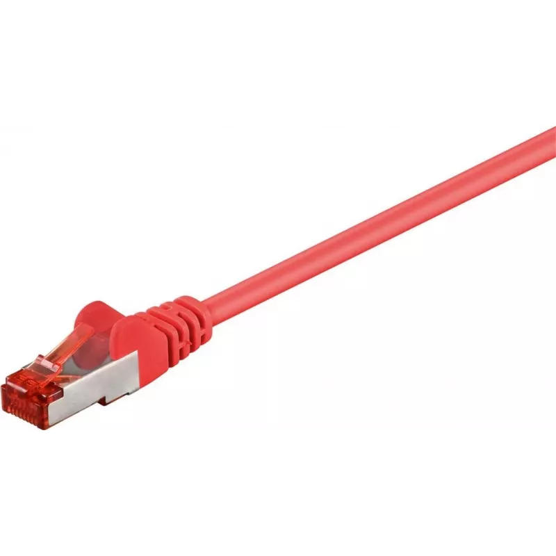 Goobay cavo patch CAT 6 S/FTP (PiMF), rosso, 5 m - CCA