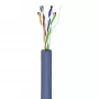 Goobay cavo di rete Cat 6a U/UTP, 305 m, rame massiccio, AWG 23, LSZH, blu (96097)