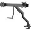 GOOBAY supporto da scrivania per doppio monitor Office (nero)