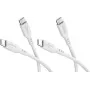 Goobay set 2x cavo in silicone USB-C, 1,5 m, bianco (81244)