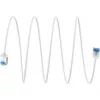 GOOBAY cavo patch slim Cat.6a ultra flessibile U/FTP, bianco, 5 m, connettori extra corti
