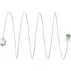 Goobay cavo patch CAT 8.1 Slim U/FTP ultraflex, 0,5 m, bianco, connettori extra-corti, 40 Gbps 74359