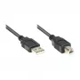 Good Connections Cavo USB 2.0 A a B, 0,25 m, nero