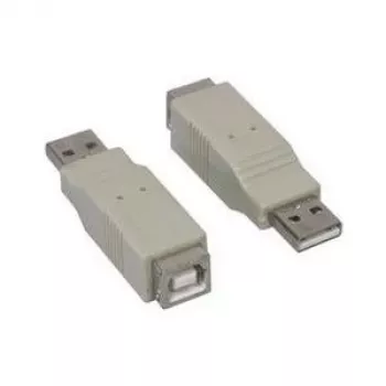 Good Connections adattatore USB 2.0 Type-A maschio a Type-B femmina, 480 Mbps, nero (USB-AMBF)