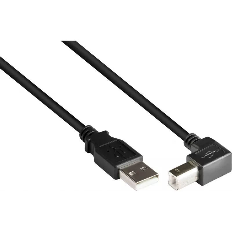 Good Connections Cavo USB 2.0 A a B angolare 1m Nero