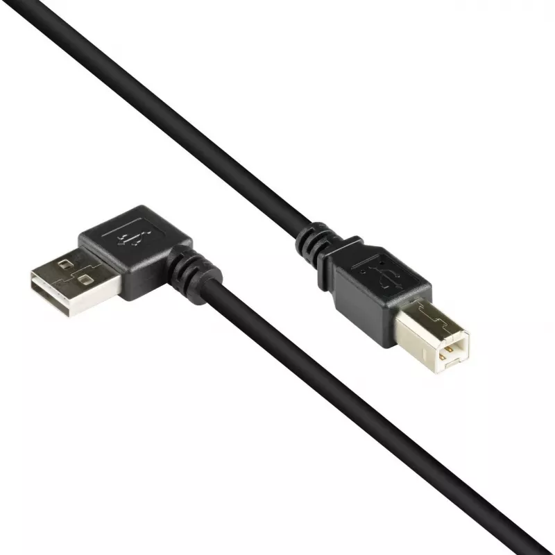 Good Connections cavo USB 2.0 Type-A angolare su Type-B - nero - 0,5 m