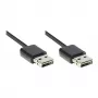 Good Connections USB 2.0 High-Speed EASY cavo A maschio su A maschio, 2m, nero