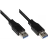 Good Connections cavo USB 3.0, Type-A maschio a Type-A maschio, nero, 0,5 m 2712-S005