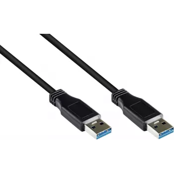 Good Connections cavo USB 3.0, Type-A maschio a Type-A maschio, nero, 0,5 m 2712-S005