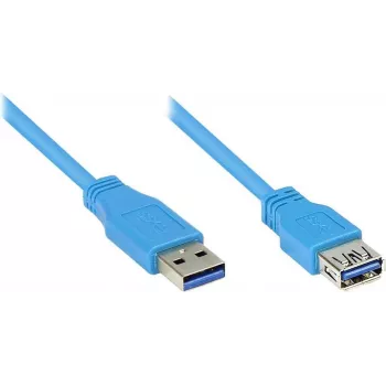 Good Connections cavo di prolunga USB 3.0 Type-A maschio su Type-A femmina, blu, 1,8 m 2711-B02
