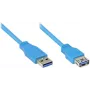 Good Connections cavo di prolunga USB 3.0 Type-A maschio su Type-A femmina, blu, 1,8 m 2711-B02
