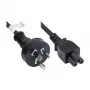 GoodConnections cavo di alimentazione AC - spina australiana a IEC C5 trifoglio, 1,8 m, nero