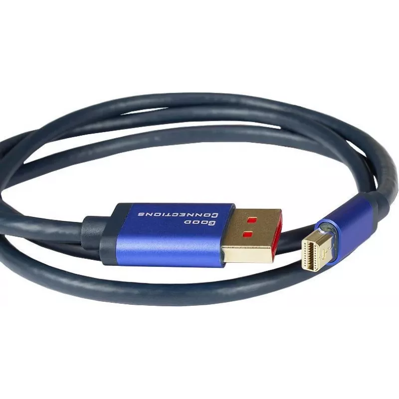 GoodConnections Alcasa 4824-SF010B Cavo Mini DisplayPort su DisplayPort 1m blu 4K@60Hz