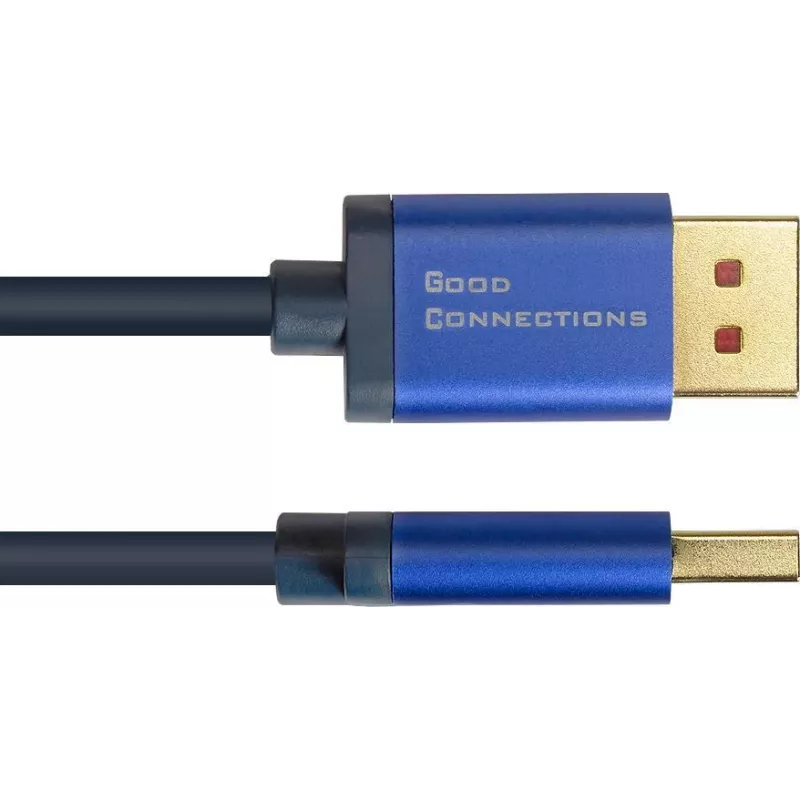 GoodConnections Alcasa 4824-SF010B Cavo Mini DisplayPort su DisplayPort 1m blu 4K@60Hz