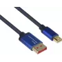 GoodConnections Alcasa 4824-SF010B Cavo Mini DisplayPort su DisplayPort 1m blu 4K@60Hz