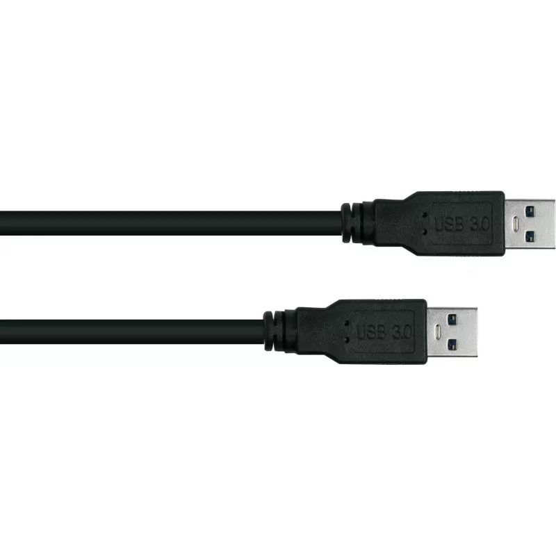 GoodConnections Alcasa UK30P-AA-030S cavo USB 3.2 Gen 1 - USB-A a USB-A, 3 m, nero
