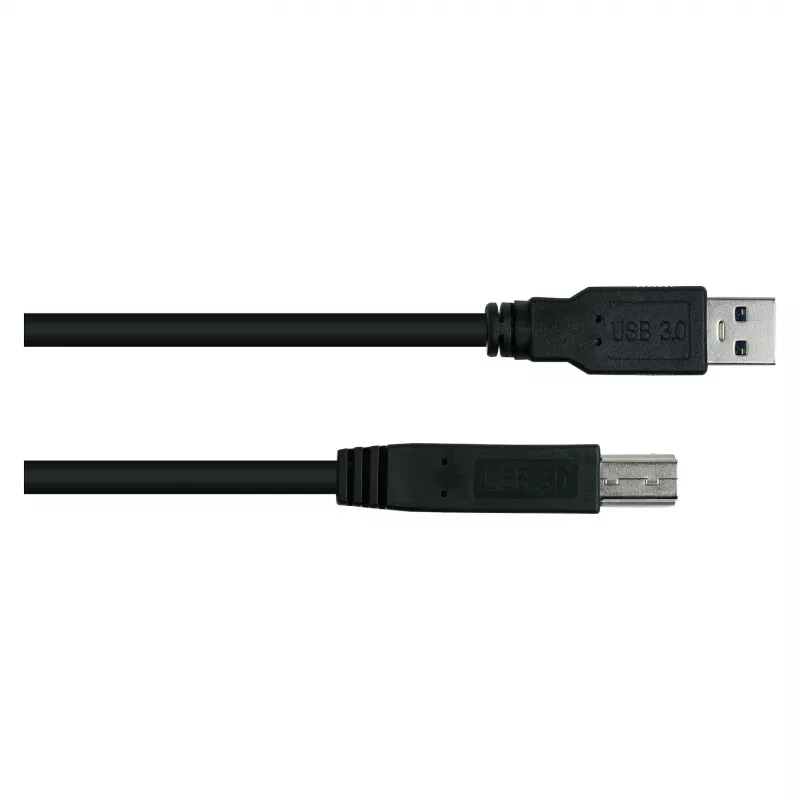 GoodConnections Alcasa UK30P-AB-005S cavo USB 3.2 Gen 1, USB-A a USB-B, 0,5 m, nero