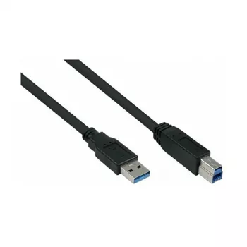 GoodConnections Alcasa UK30P-AB-050S Cavo USB 3.2 Gen 1, USB-A a USB-B, 5m, nero