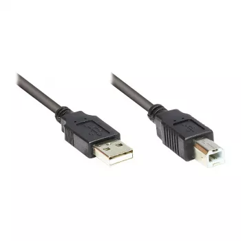 GoodConnections Alcasa cavo USB 2.0 A/B 1m nero