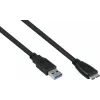 GoodConnections Alcasa cavo USB 3.2 Gen 1, USB-A a Micro-B, 1,8 m, nero
