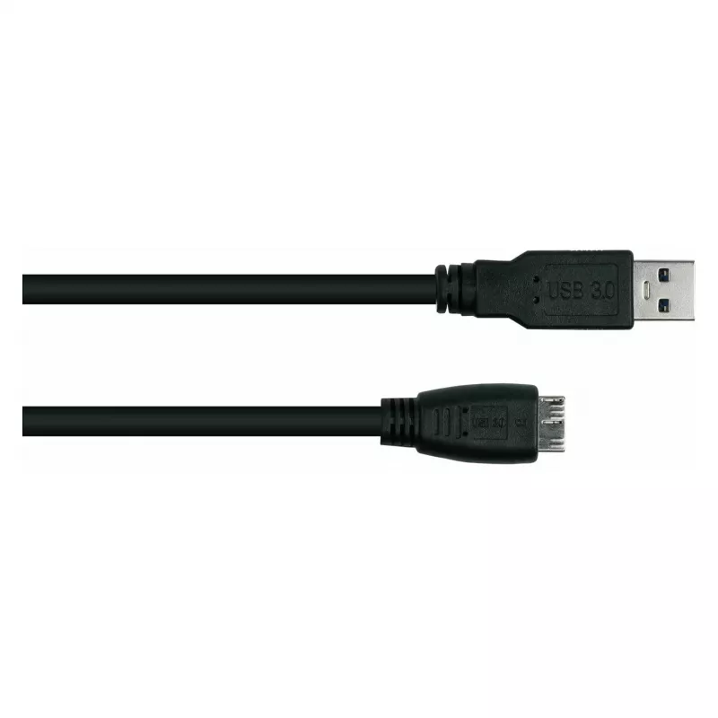 GoodConnections Alcasa cavo USB 3.2 Gen 1, USB-A a Micro-B, 1,8 m, nero