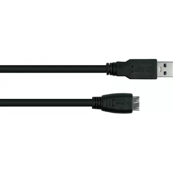 GoodConnections Alcasa cavo USB 3.2 Gen 1, USB-A a Micro-B, 3 m, nero UK30P-AMB-030S