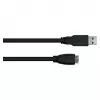 GoodConnections Alcasa cavo USB 3.2 Gen 1, USB-A su Micro-USB B, 1 m, nero
