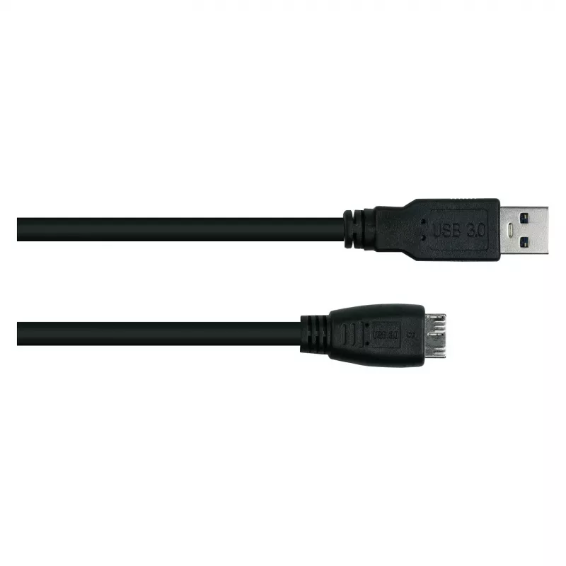 GoodConnections Alcasa cavo USB 3.2 Gen 1, USB-A su Micro-USB B, 1 m, nero