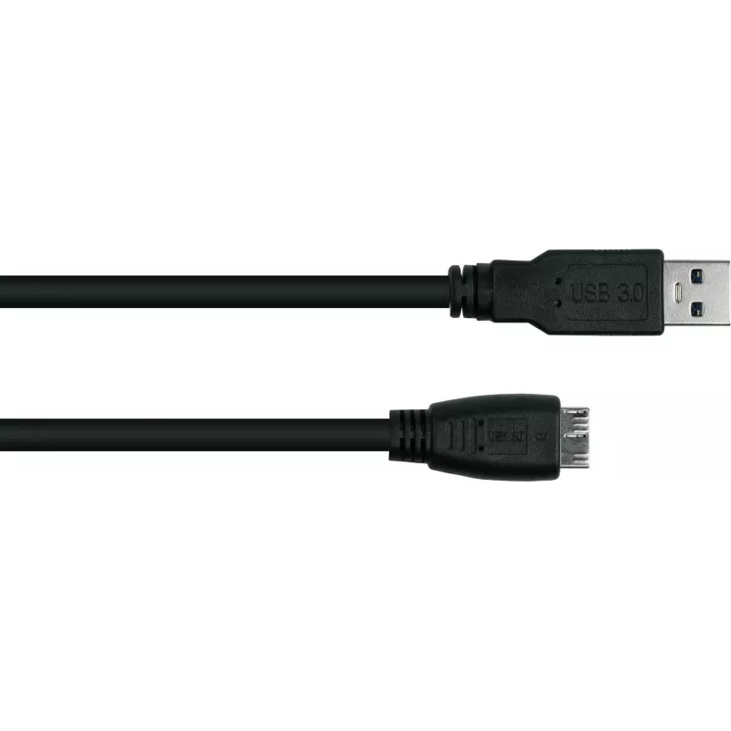 GoodConnections Alcasa cavo USB 3.2 Gen 1, USB-A su Micro-USB B, 1 m, nero