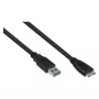 GoodConnections Alcasa cavo USB 3.2 Gen 1, USB-A su Micro-USB B, 1 m, nero