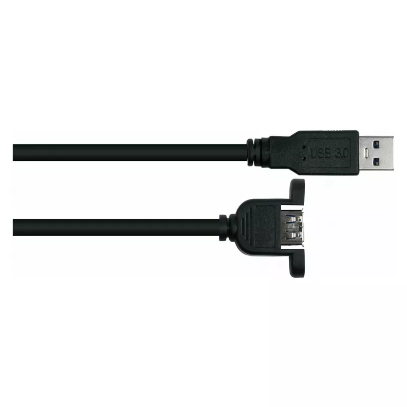GoodConnections Alcasa Cavo prolunga USB 3.2 Gen 1 (spina USB-A a spina USB-A) 1m, nero