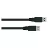 GoodConnections Alcasa cavo patch USB 3.2 Gen 1 Type-A a Type-A 0,5 m nero (UK30P-AA-005S)