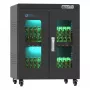 GoodConnections ANTARES PRO N24C carrello di ricarica notebook per laptop fino a 15,6 pollici, USB-C 65W PD 3.0, disinfezione UVC, nero