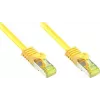 GoodConnections Cavo patch Cat.7 RJ45 - 25m, giallo, S/FTP PiMF, senza alogeni, 600MHz (8070R-250Y)