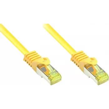 GoodConnections Cavo patch Cat.7 RJ45 - 25m, giallo, S/FTP PiMF, senza alogeni, 600MHz (8070R-250Y)